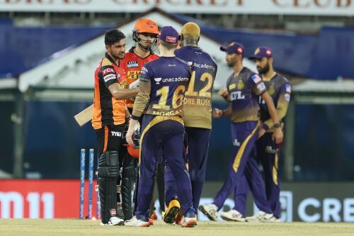 IPL 2021 Match 3, Rana, Tripathi shines as KKR defeats SRH by 10 runs Image