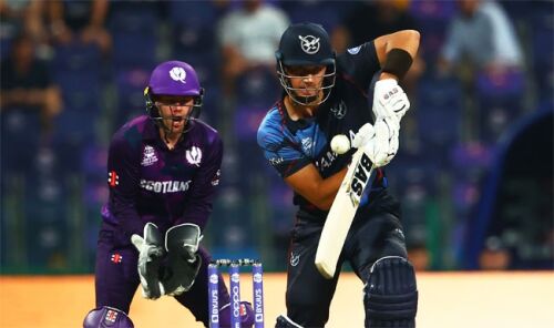 ICC T20 World Cup 2021: Trumpelmann heroics drive Namibia to four-wicket win over Scotland Image