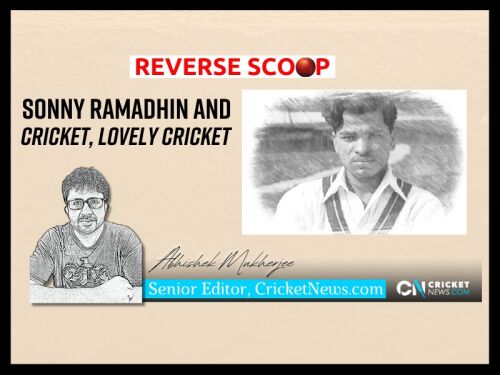 Reverse Scoop: Sonny Ramadhin and Cricket, lovely cricket Image