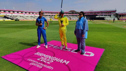 CWG 2022: Meghna makes T20I debut as India win toss, elect to bat first against Australia Image