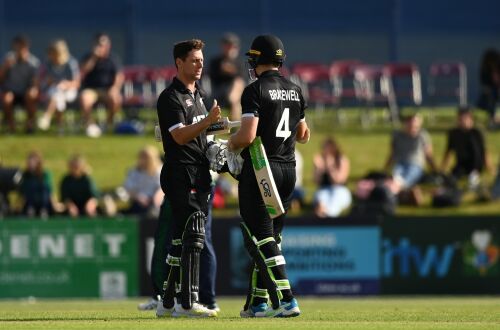 Michael Bracewell helps Kiwis clinch ODI series against Ireland Image