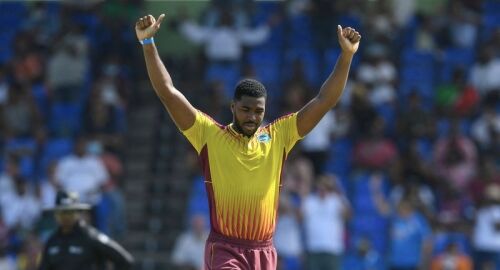 Obed McCoy's record six-wicket haul demolishes India as West Indies level series Image