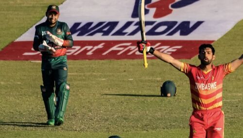 2nd ODI: Sikandar Raza's all-round heroics powers Zimbabwe to series win over Bangladesh Image