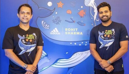 Rohit Sharma in his quest for sustainability launched Limited Sustainable Collection with adidas India Image