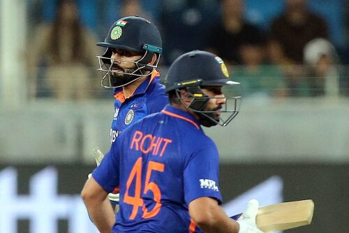 Asia Cup: Rohit Sharma surpasses Virat Kohli, becomes India's second most successful T20I captain Image