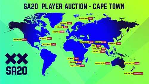 SA20: Over 300 cricketers in line for player auction on September 19 Image