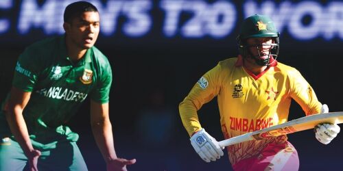 T20 World Cup: Bangladesh script thrilling 3-run win v Zimbabwe; remain in contention for semifinal berth Image