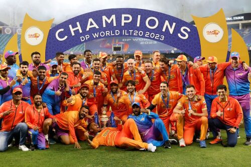 Adani Gulf Giants crowned champions in inaugural ILT20 with Lynn's brilliant performance Image