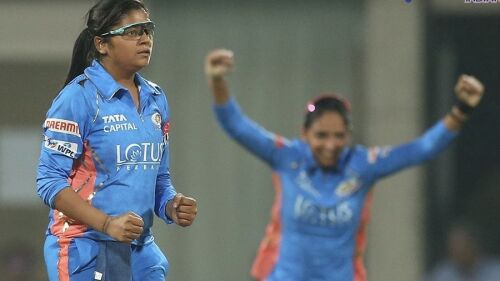 WPL 2023: Harmanpreet, Saika power Mumbai Indians to dominant win over Gujarat Giants in opener Image