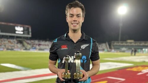 New Zealand's Mark Chapman and Pakistan's Iftikhar Ahmed achieve career-best positions in ICC Men's T20I Player Rankings Image