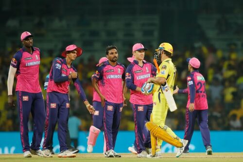 Dhoni-Jadeja's stand falls short as Rajasthan Royals defeat Chennai Super Kings in a last-ball thriller Image