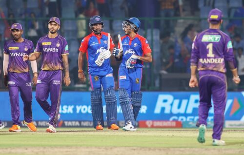 Delhi Capitals claim their first win of the season against Kolkata Knight Riders in rain-delayed match Image