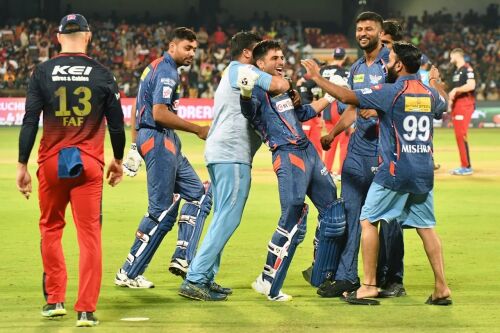 Lucknow Super Giants secure a thrilling last-ball victory against Royal Challengers Bangalore Image