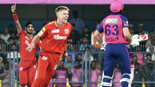 Nathan Ellis secures a four-fer as Punjab Kings clinch thrilling five-run victory over Rajasthan Royals Image