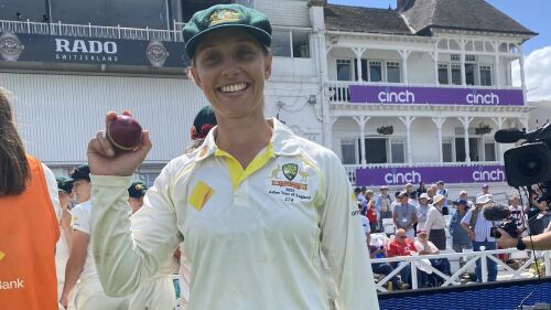 Ashleigh Gardner's Spectacular 8-Wicket Haul Seals Victory for Australia in Women's Ashes Test Image