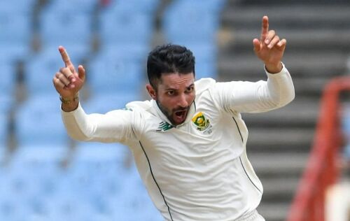 West Indies vs South Africa, 2nd Test: Maharaj hat-trick helps visitors sweep series Image