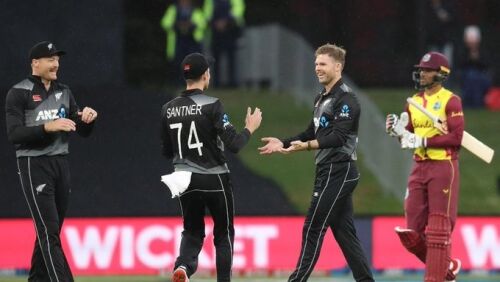 Final T20I abandoned due to rain, NZ win series 2-0 against WI Image