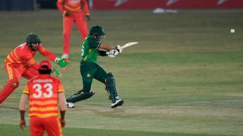 Pakistan beat Zimbabwe by six wickets in 1st T20I Image