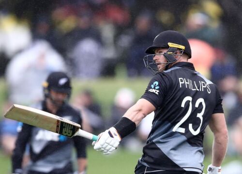 Phillips’ ton helps New Zealand thrash West Indies in 2nd T20I Image