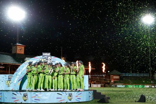 Sydney Thunder win Women’s Big Bash League for second time Image