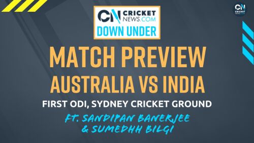 WATCH: India v Australia – First ODI | CricketNews Down Under Image