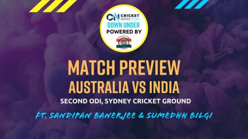 WATCH: India v Australia – Second ODI Ft. The Bharat Army | CricketNews Down Under Image