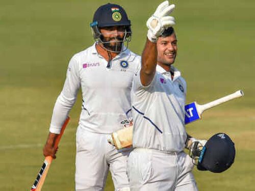 Mayank’s double ton extends fun for India Image