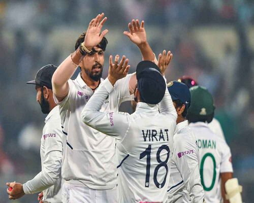 India create history at Eden Gardens- Pink ball Test and the Series win Image