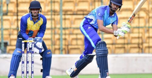 Vijay Hazare Trophy 2020/21: Padikkal has most runs after quarter-finals; Nagswaswalla, Shivam fight for top spot Image